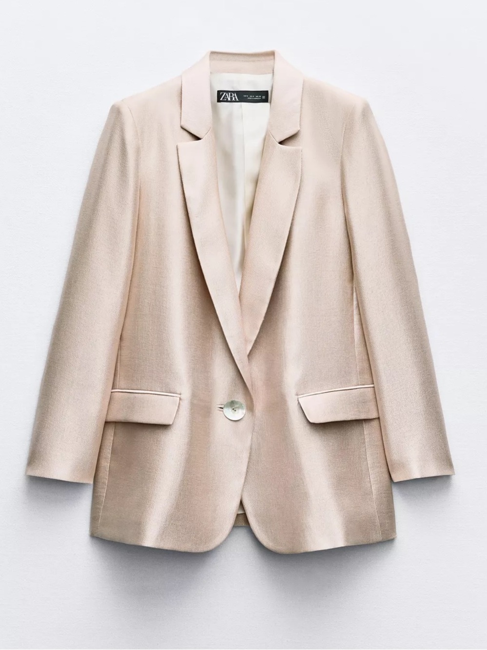 Zara Shiny Effect Blazer